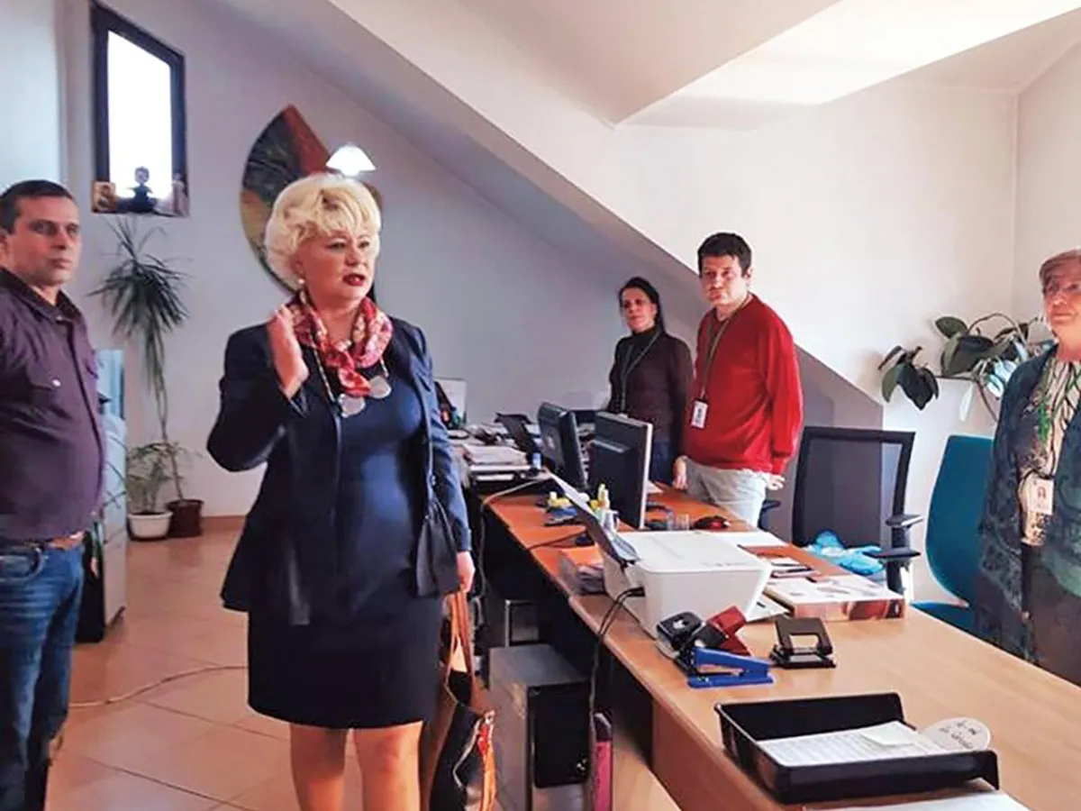 Grațiela Drăghici, în inspecție la noul centru deschis în Sectorul 5