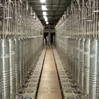 Cascada de centrifuge de la Natanz, avariată de explozie/Foto: AP