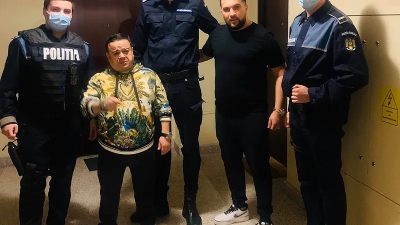 Copilul Minune și Tzanca Uraganul au fost amendați, dar și pozați Foto: Facebook /Andrei Velcu (Uraganul)