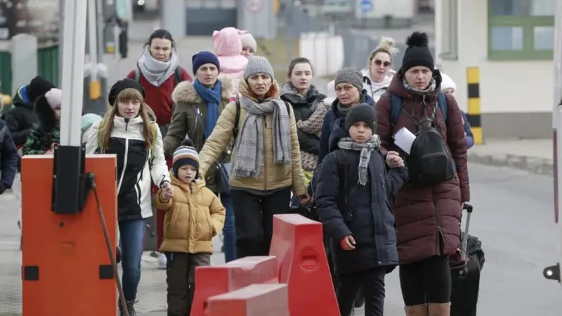 Peste 8.800 de ucraineni au intrat în ţară miercuri, în creştere cu 18 % faţă de ziua precedentă/FOTO: Reuters
