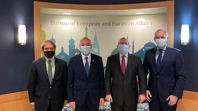 Andrei Muraru: „Mandatul meu la Washington a început sub cele mai bune auspicii!”/FOTO: Facebook/AndreiMuraru