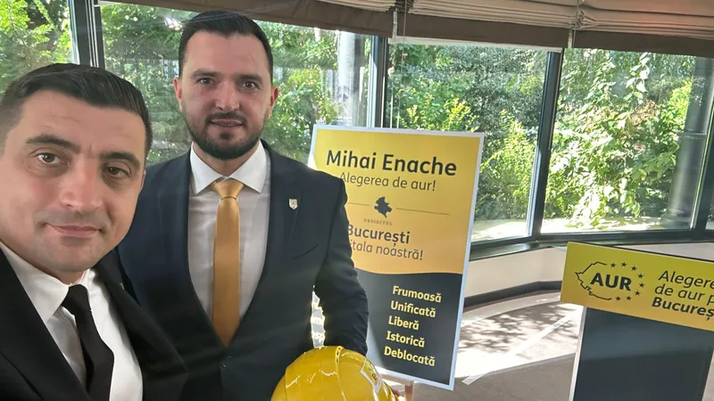 George Simion schimbă candidatul AUR la București. Newsweek a scris că e omul primarului PSD Băluță - Foto: Facebook / George Simion
