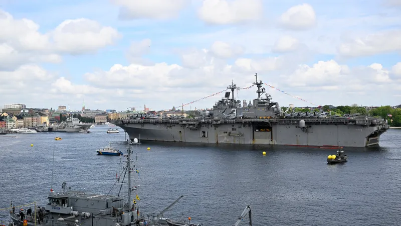 40 de nave de război au ajuns la Stockholm pentru exercițiul NATO în Marea Baltică