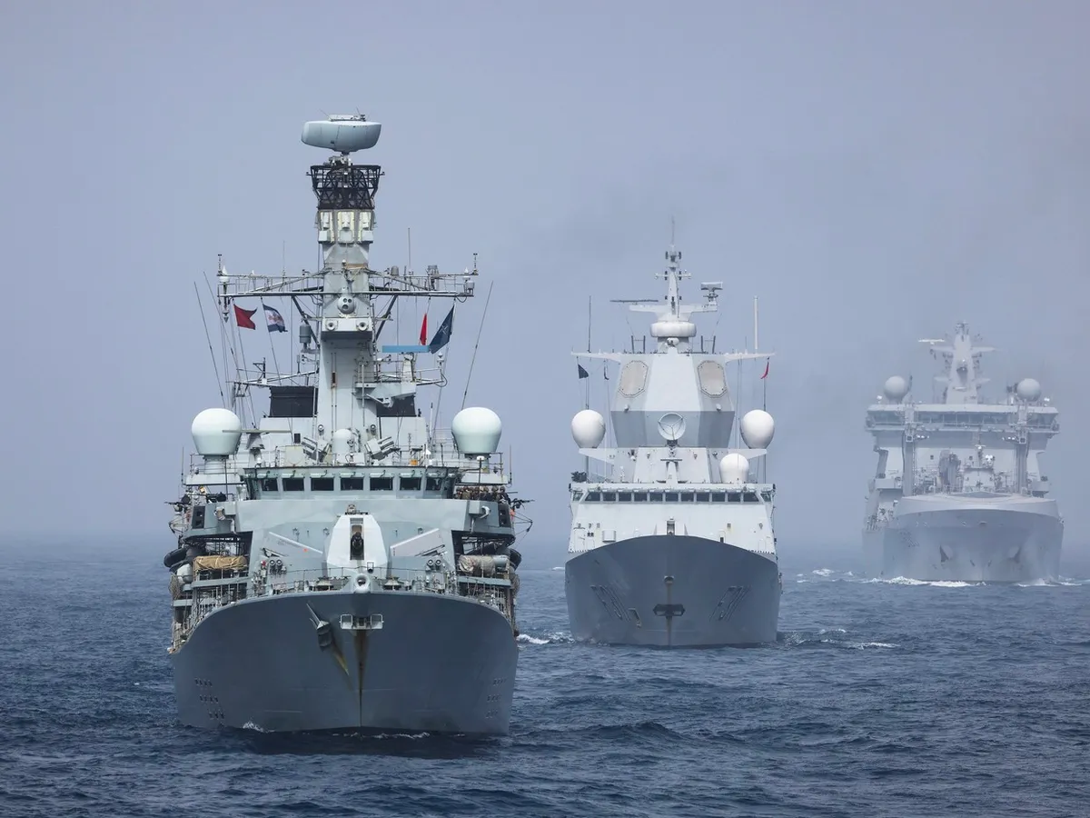 Portavionul HMS Prince of Wales și Grupul său de Atac - Foto: Profimedia Images