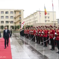 Dîncu și omologul său georgian - Foto: Mapn