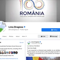 Liviu Dragnea, fără față pe Facebook/FOTO: facebook.com