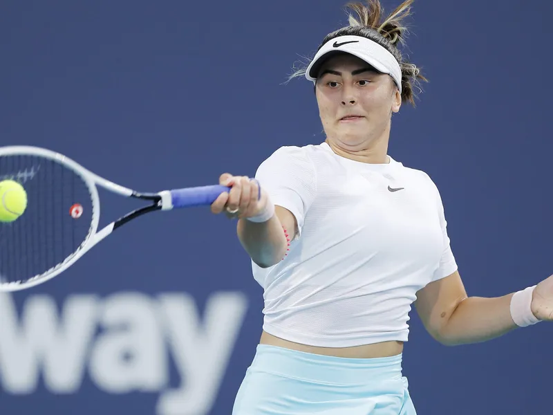 Bianca Andreescu s-a calificat în semifinalele turneului de tenis Miami Open. / Foto: cbc.ca