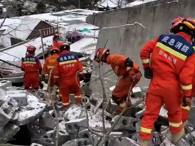 Alunecare de teren ucigașă, în China: Cel puțin 44 de morți și zeci de case distruse - Foto: Profimedia Images