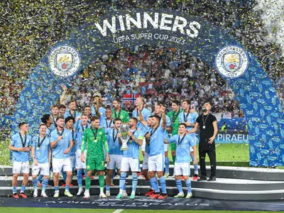 Manchester City a câștigat în premieră Supercupa Europei - Foto: Profimedia Images