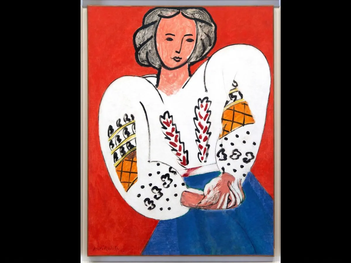 „La Blouse Roumaine”, de Henri Matisse, va putea fi admirată încă o zi la Bucureşti