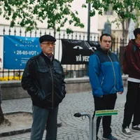 Protest al mișcării „Vă vedem din Sibiu!”. FOTO: Facebook
