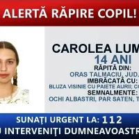 O adolescentă de 14 ani din Tălmaciu, Sibiu, a fost răpită de acasă, de patru bărbaţi mascaţi - Foto: Poliţia Română