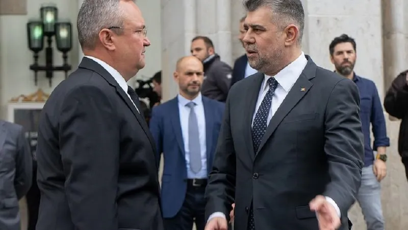 Marcel Ciolacu, Nicolae Ciucă Foto:Profimedia Images