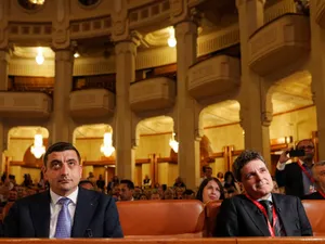 Nicușor Dan și george Simion - Foto: INQUAM PHOTOCS / Călin George