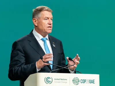 Klaus Iohannis la Alianța Solară de la Dubai Foto: Facebook/Klaus Iohannis