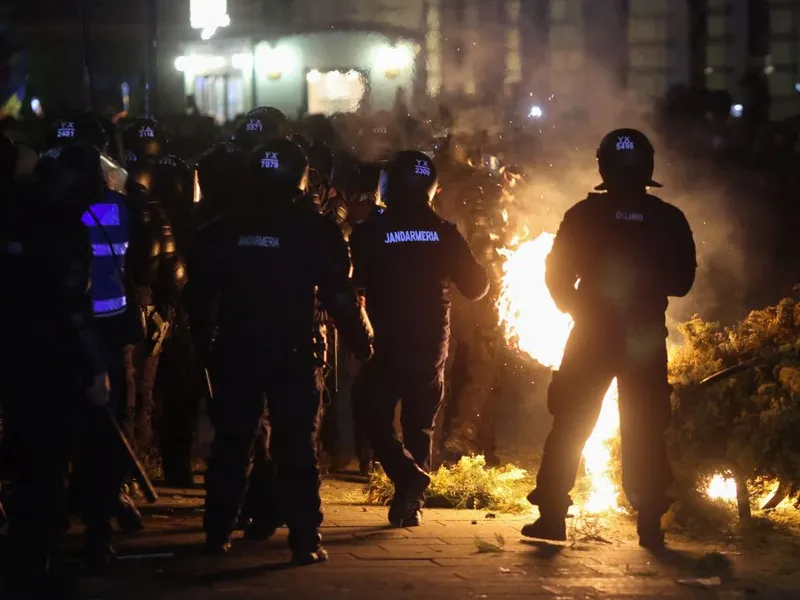 Cinci deputaţi AUR sunt aşteptaţi la Parchet, legat de violenţele de duminică seară - Foto: INQUAM PHOTOS/Octav Ganea