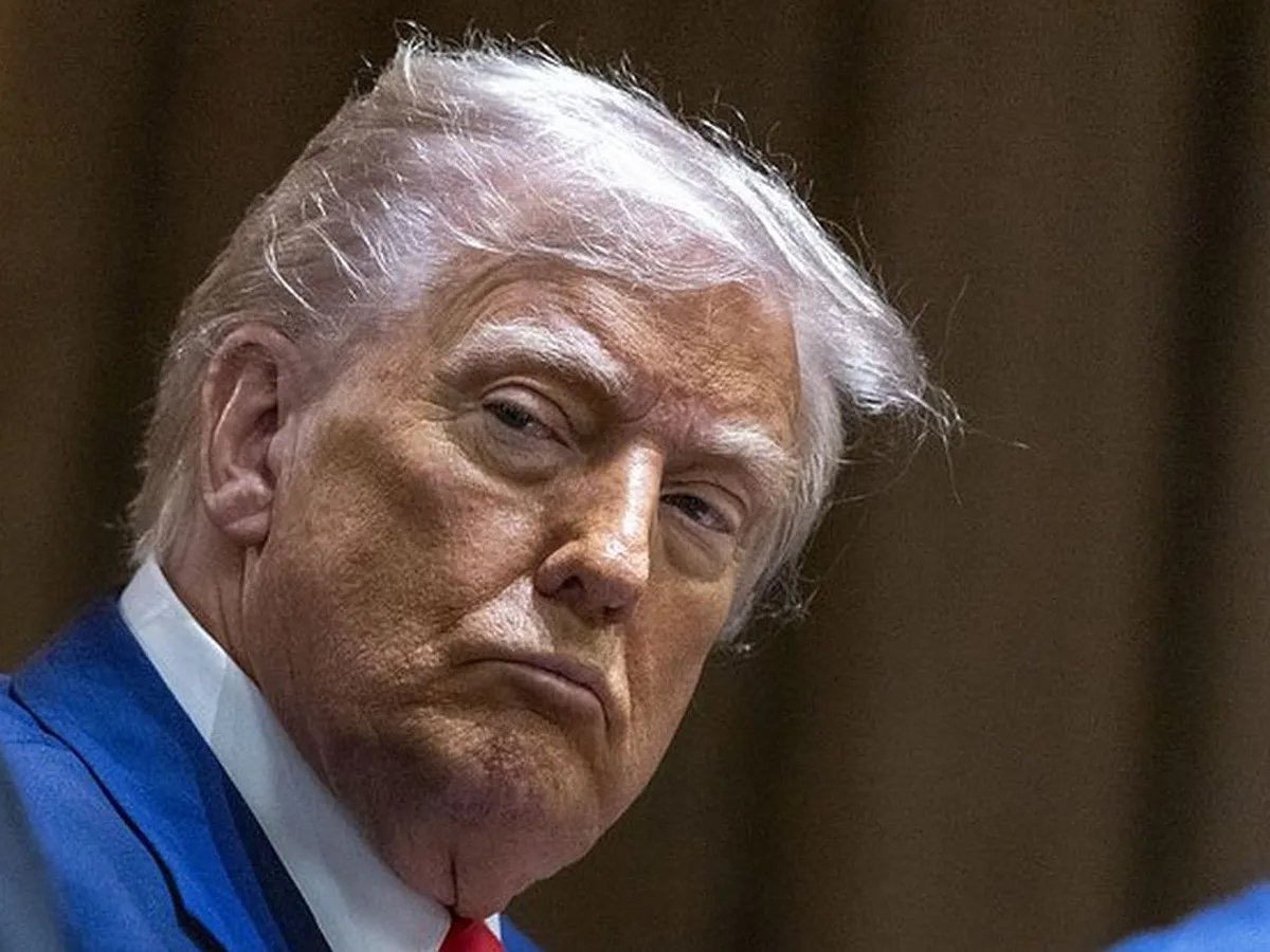 Donald Trump conducându-şi o şedinţă a guvernului său - Foto: Profimedia Images