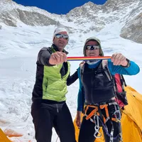 VIDEO Trei minute cu Horia Colibăşanu pe vârful de 8.400 de metri din Himalaya pe care l-a cucerit / FB