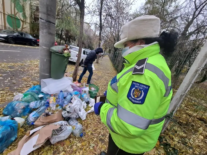 Scandalul gunoiului din Sectorul 1: Poliţia Locală a amendat Romprest cu 160.000 de lei. / Foto: ziare.com