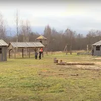 Lagărul construit pentru educarea patriotică a copiilor din Karelia/FOTO: YouTube(captură)