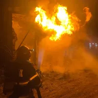 Pompierii au intervenit la incendiul din Zalău. FOTO: Facebook