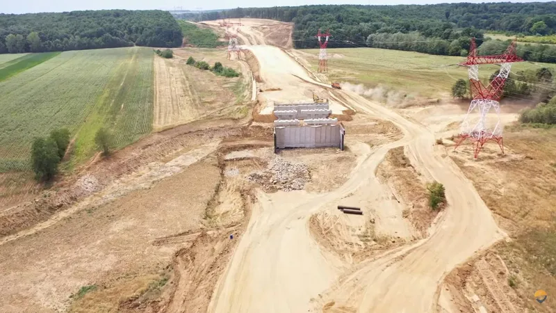Doar 19 din ultimii 32 km ai „Autostrăzii Ford” ar putea fi gata în 2024. Restul, în vara 2025 - Foto: Facebook/Asociația Pro Infrastructură