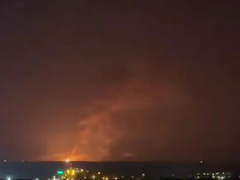 VIDEO Rusia a bombardat Ucraina la doi pași de România. MApN: Nu exista pericol. Nu s-a dat RO-Alert - FOTO: Captură video