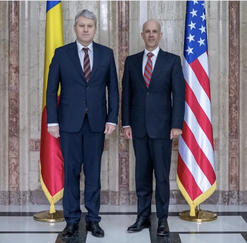 Cătălin predoiu și John Gountanis - Foto: MAI