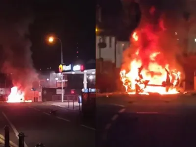 Atentat cu mașină capcană, la o secție de poliţie din Irlanda de Nord - Foto: X