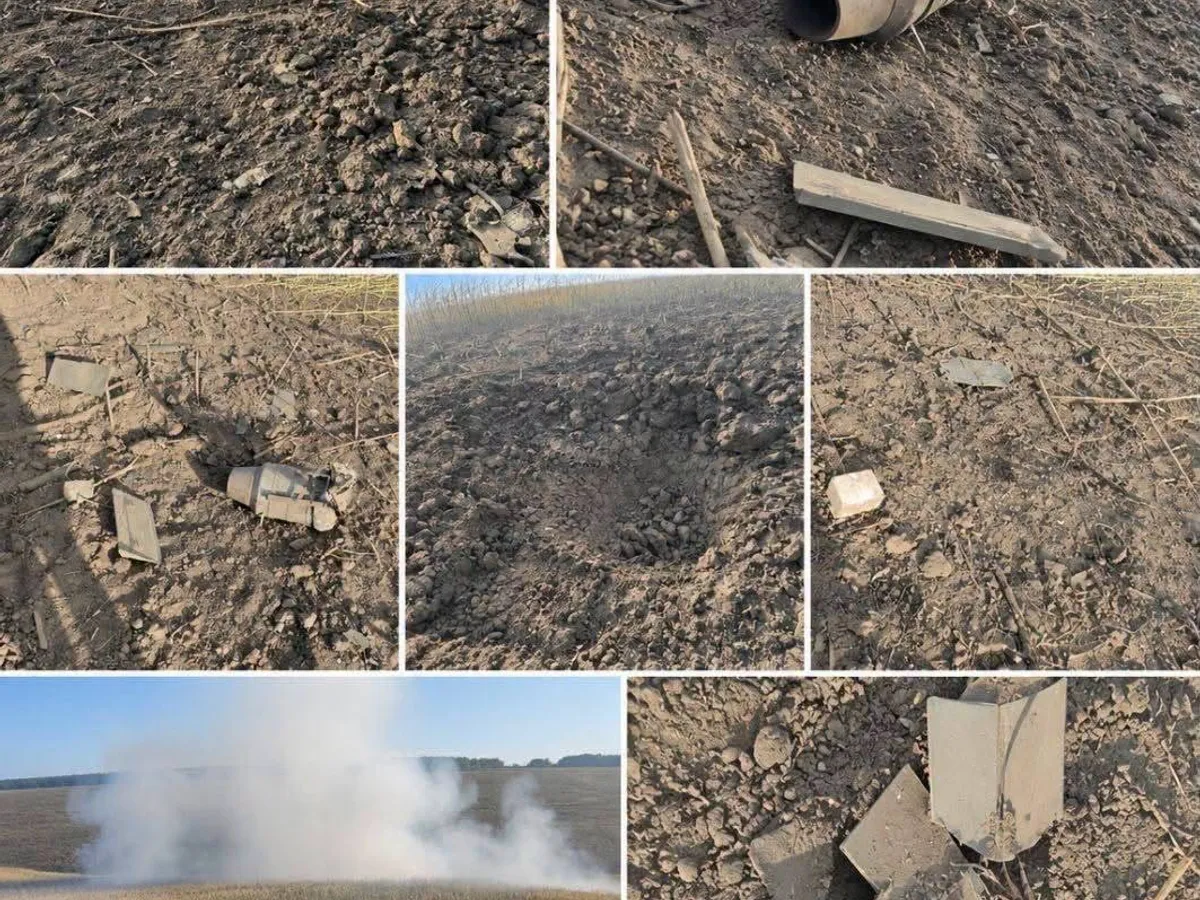 Proprietarul terenului din Mihăileni, norocos. Și-a strâns recolta cu o zi înainte de prăbușirea dronei