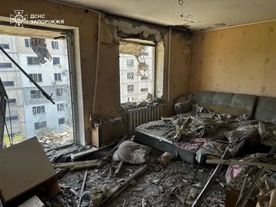 Atac aerian devastator la Zaporojie. O femeie ucisă și 38 de răniți în urma bombardamentelor rusești - Foto: X/ @saintjavelin