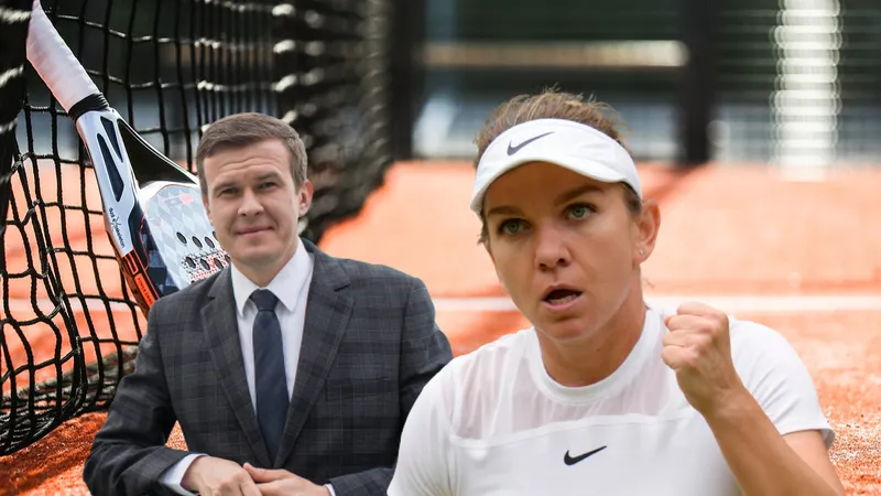 Președintele WADA și Simona Halep - Foto: Profimedia / Wada.com