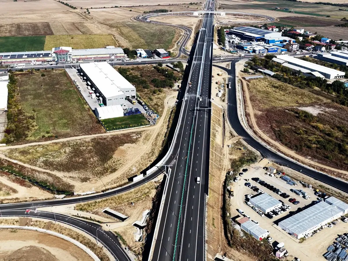 Autostrada chinezească din jurul Bucureștiului, gata cu vreo 9 luni întârziere - Foto: Facebook / Asociația Pro Infrastructură