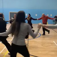 Horă la votare în Londra/FOTO: facebook.com