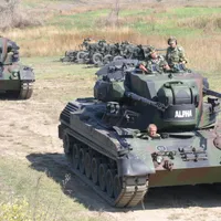 Tancurie Gepard în acțiune Foto: mapn.ro