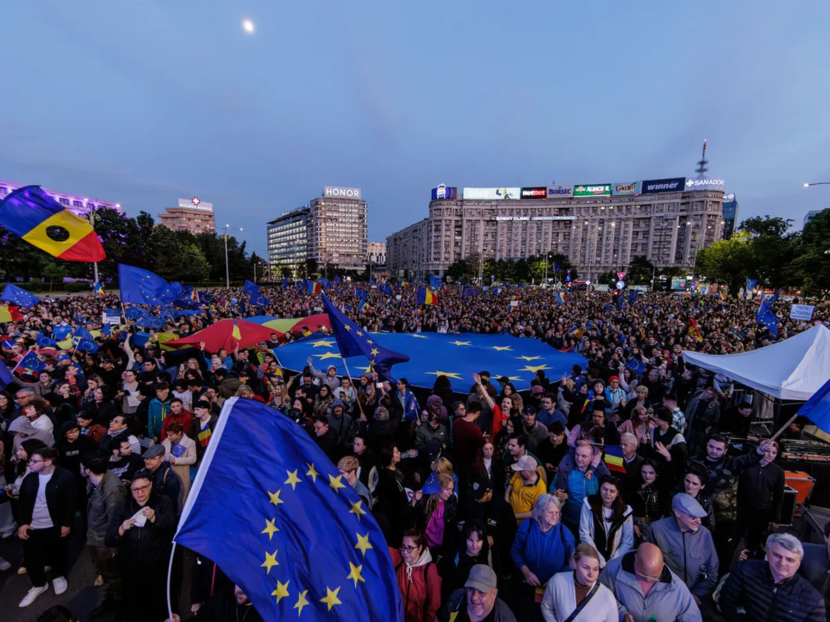 9 Mai, Ziua Europei. Marş „în favoarea democraţiei şi a statului de drept”, în Bucureşti