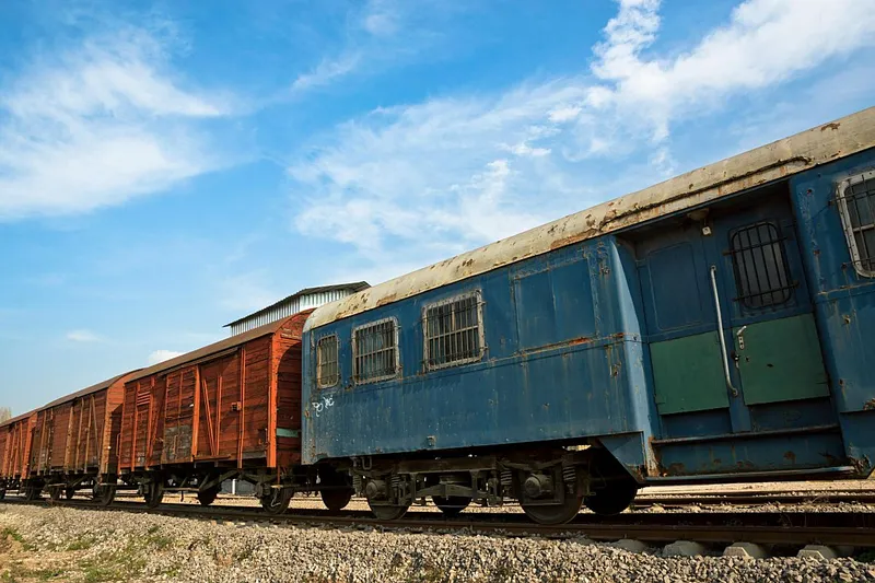 Vagoane vechi de tren de marfă - Foto: Pexels/Adem Percem