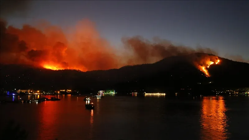 Incendii masive de pădure în sudul Turciei pun la pământ turismul/Foto: aa.com.tr