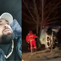 Interlopul Bot, beat și fără permis, și-a izbit cu mașina rivalii și le-a răsturnat BMW-ul în șanț Foto: Facebook