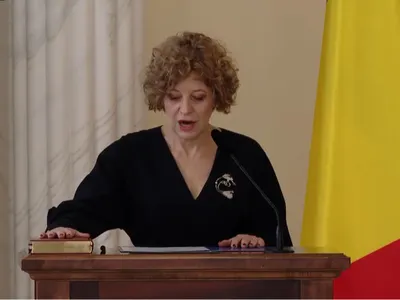 Oana Gheorghiu a depus jurământul - Foto: captură Adrministrația Prezidențială