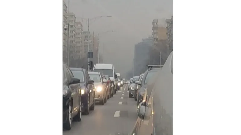 Poluare în cartierul Militari din București. Foto Alina Tonigaru