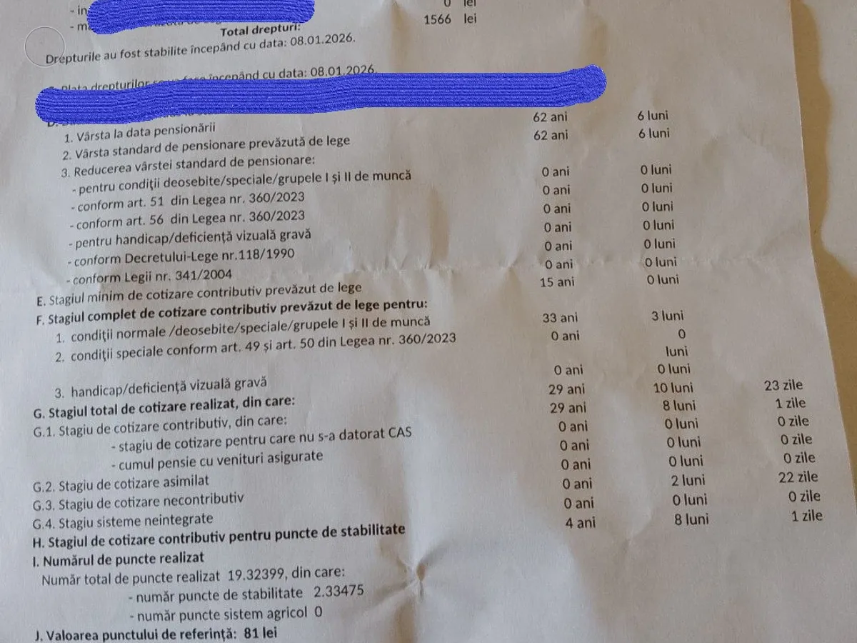 Decizie pensie - Foto: Casa de Pensii