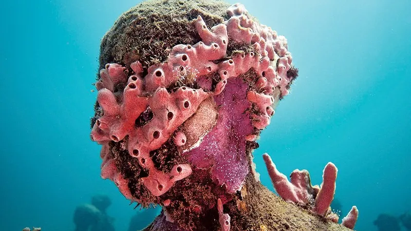 Parcul de sculpturi subacvatice Molinere - Grenada, Indiile de Vest