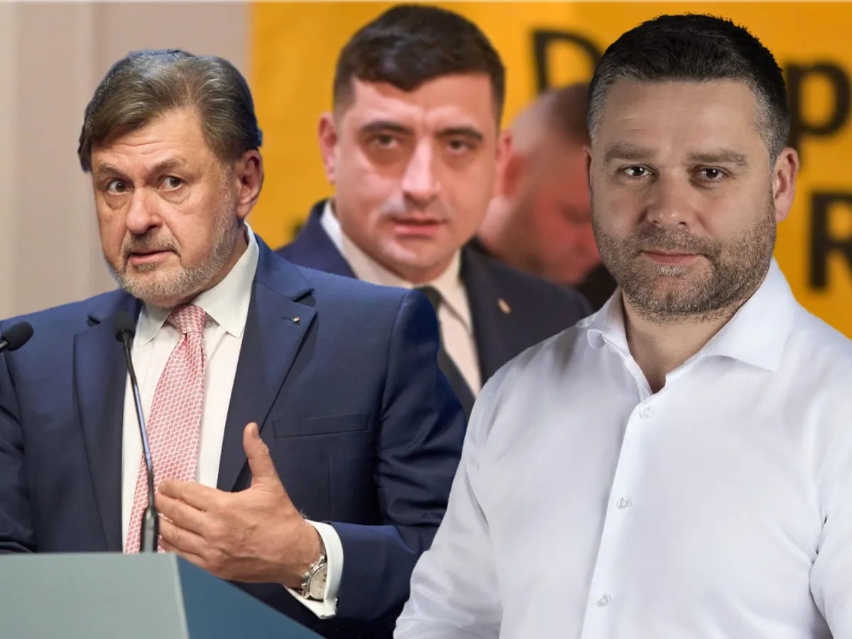 Alexandru Rafila, George Simion și Ciprian Ciucu - Foto: Profimedia images