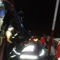 Un marinar a fost găsit inconștient în buncărul unei nave pe Dunăre. Intervenție de urgență Foto: ISU Tulcea