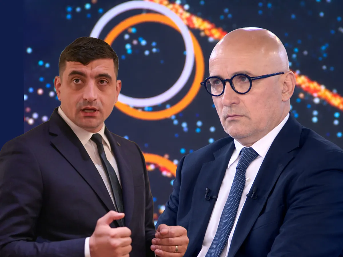 Sabin Orcan și George Simion - Foto: Digi24 - captură foto