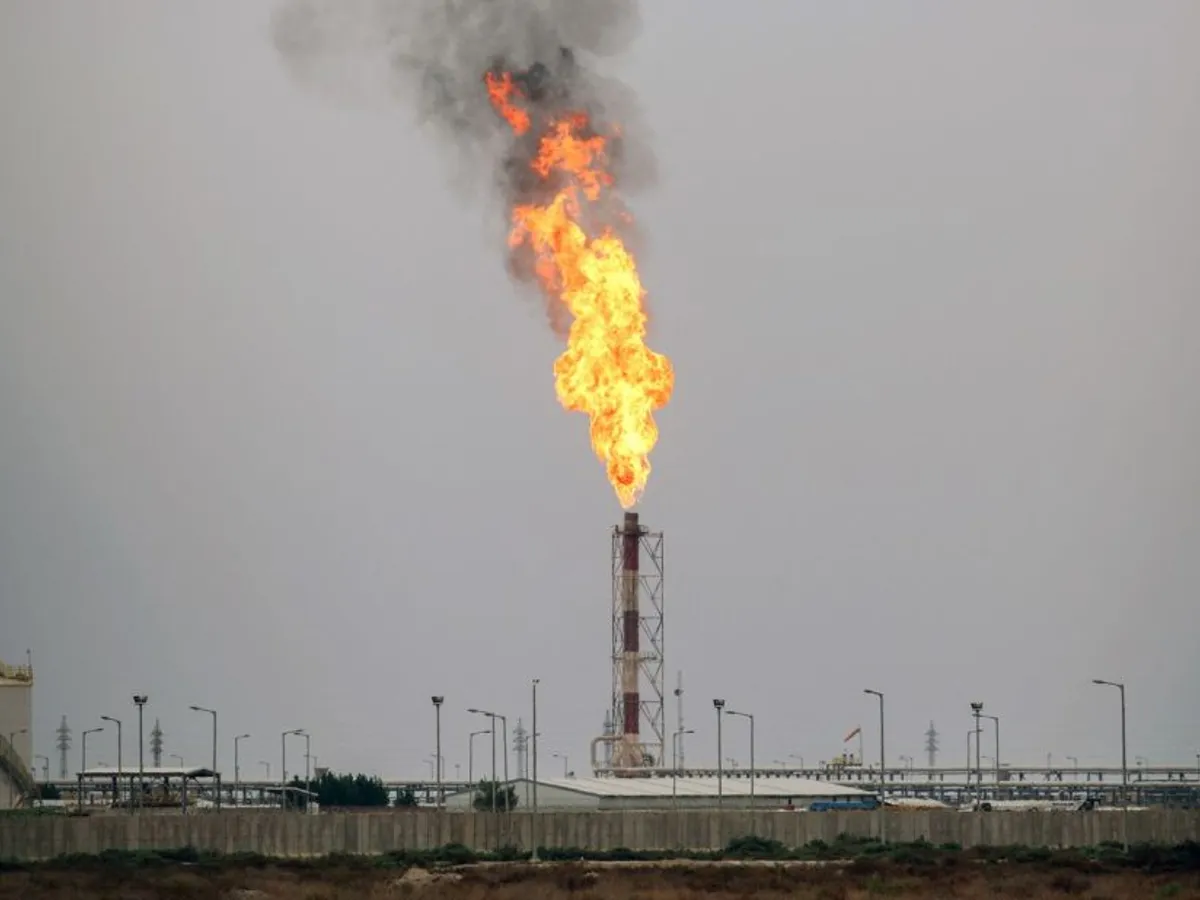 Câmpul petrolier West Qurna-2, lângă Basra, din Irak - Foto: Profimedia Images