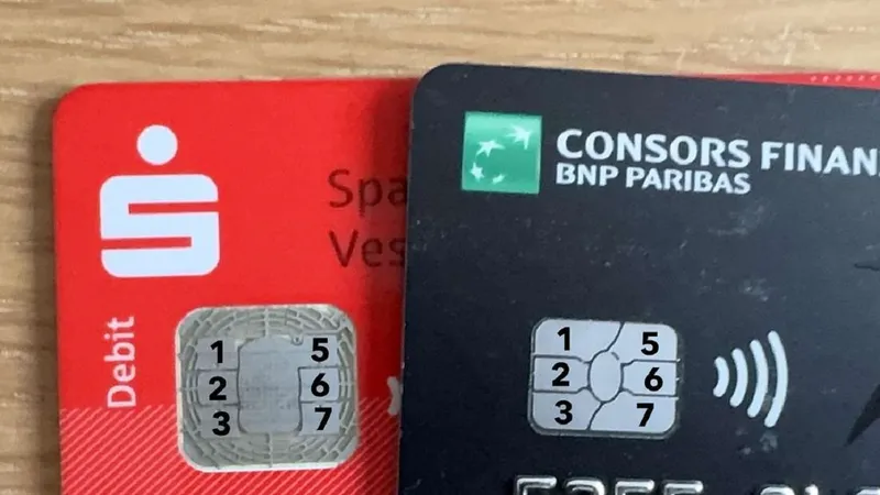 Detalii de pe carduri bancare - Foto: ruhr24.de