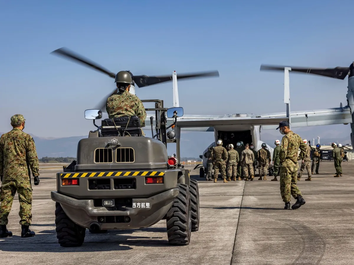 Exerciții militare  Keen Sword 23 în Japonia/foto: Profimedia Images