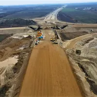 segmentul DN6-DN5 al Autostrăzii A0 Sud, între Bragadiru și Jilava. / Foto: Asociația Pro Infrastructură